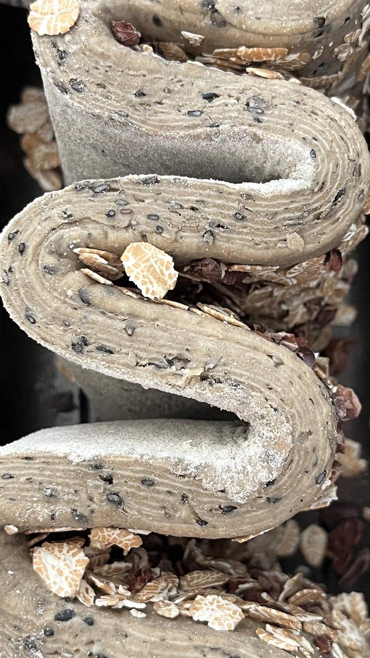 PANEUM 145 vågor fylld med Cacao nibs och rågflingor